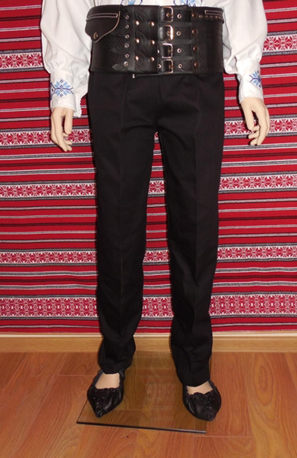 Pantaloni din doc negru